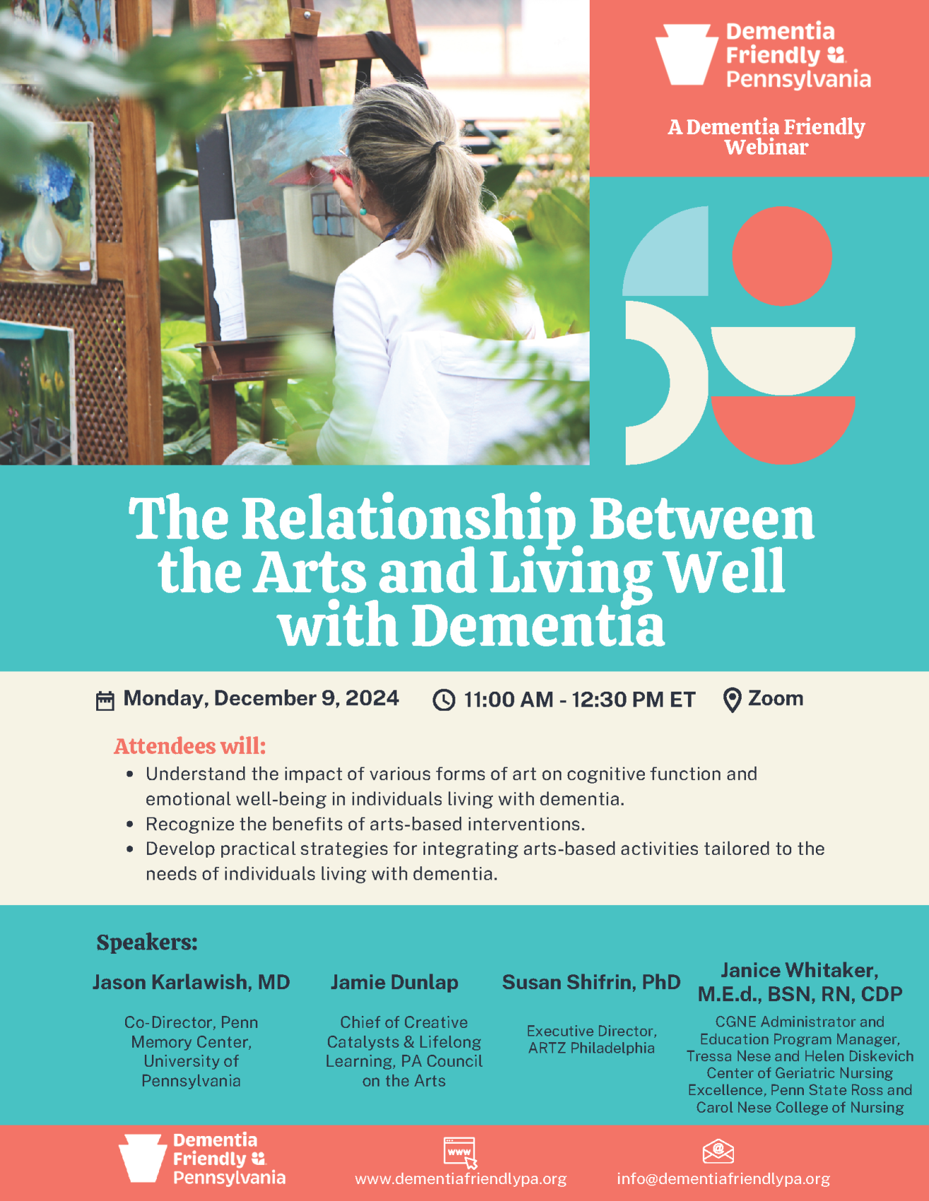 Flyer for Webinar